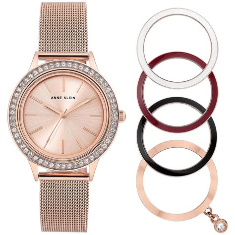 anne klein bezel watch set.